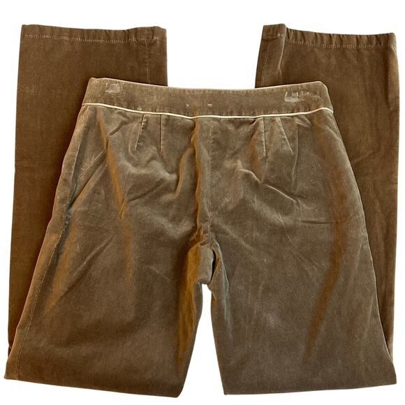 Ann Taylor Tan, Crushed Velour, Flared Leg Pants- 4 - Picture 2 of 12